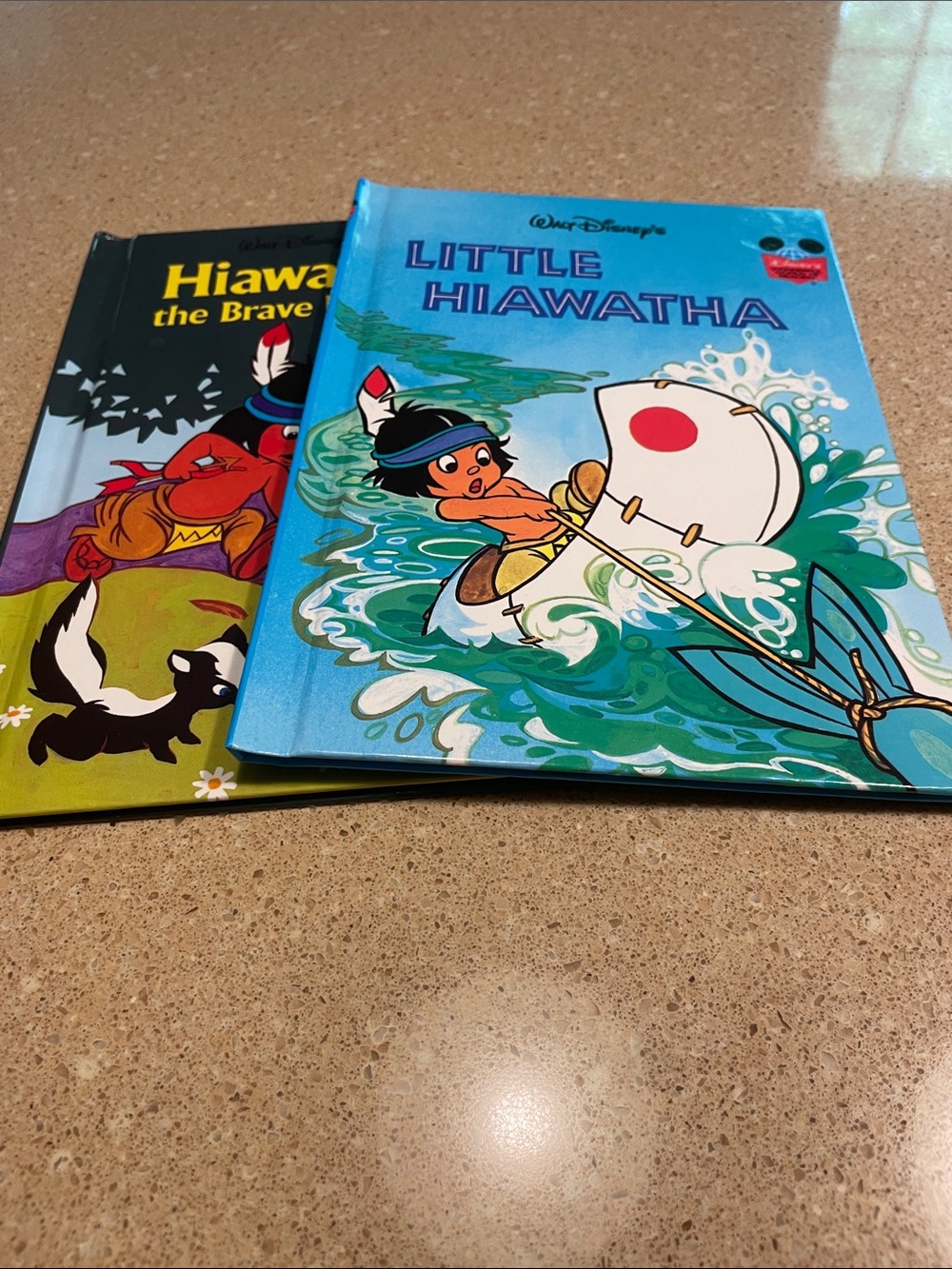 Disney Little Hiawatha Kids Book - Blue Cover